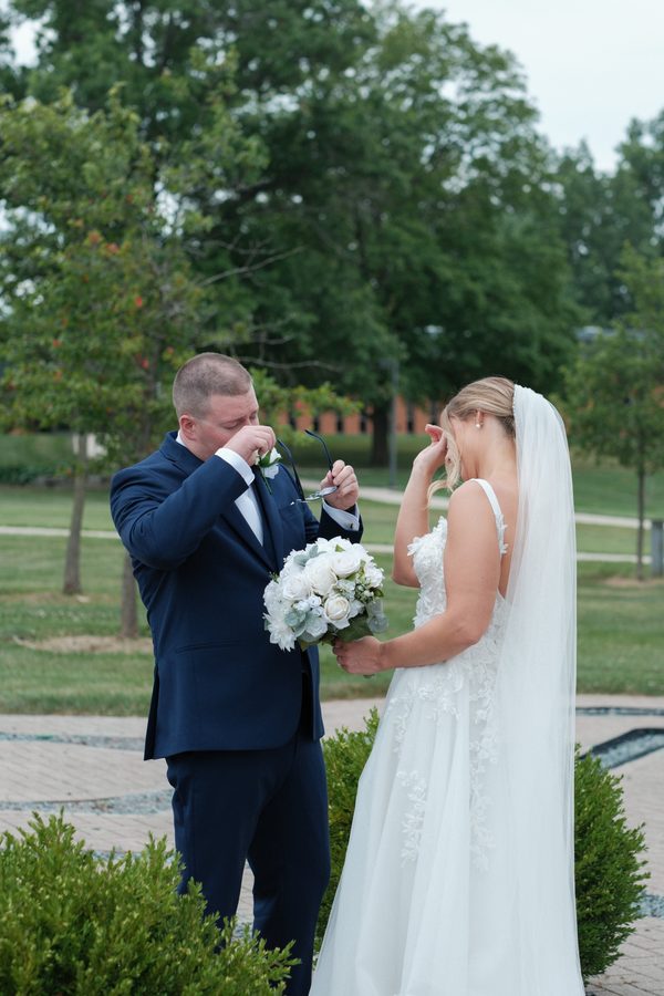 Alyssa and Eric's wedding day: Private Vows at the Chapel