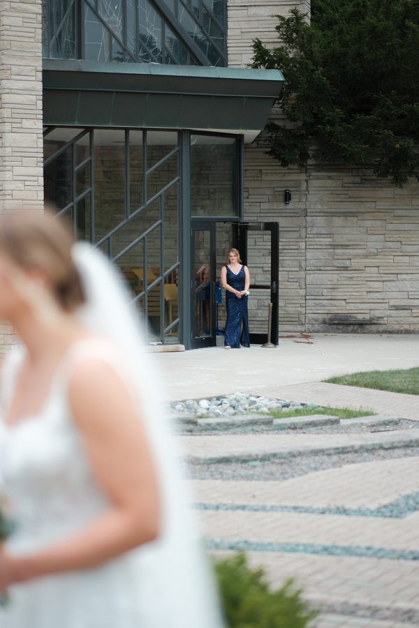 Alyssa and Eric's wedding day: Private Vows at the Chapel