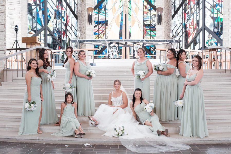 Alyssa and Eric's wedding day: From the Chapel to the Party