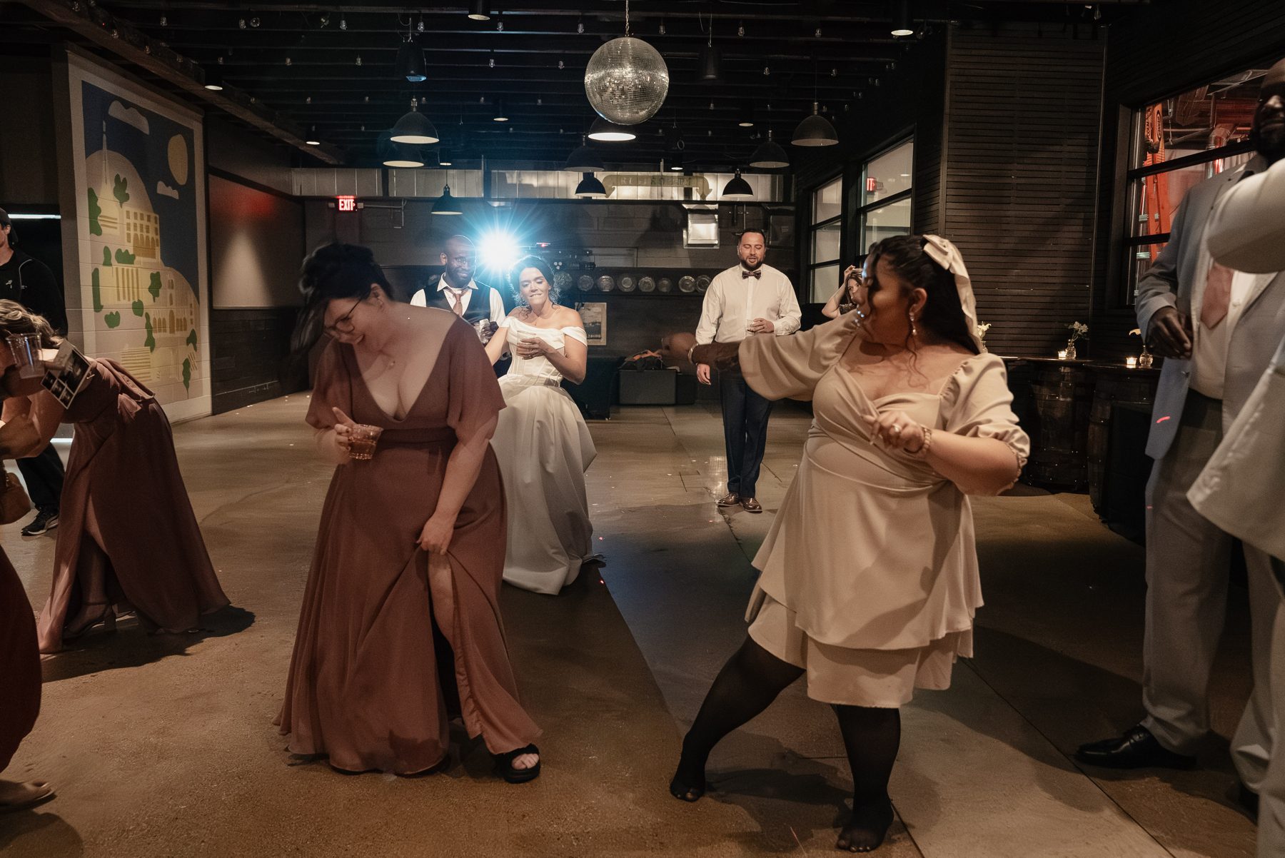 Dancing at the reception